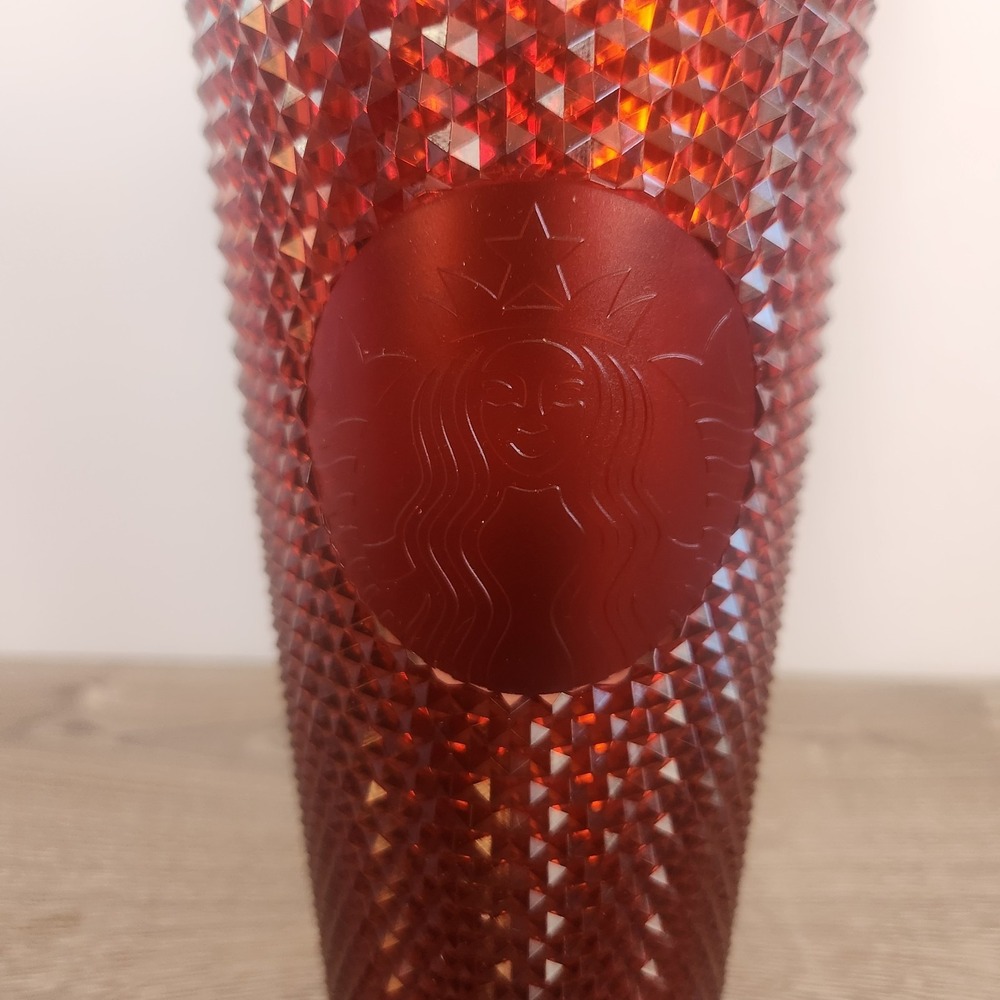 New 2024 USC Trojans Starbucks Studded 24oz Red Cold Drink Tumbler Southern Cal - Picture 4 of 7